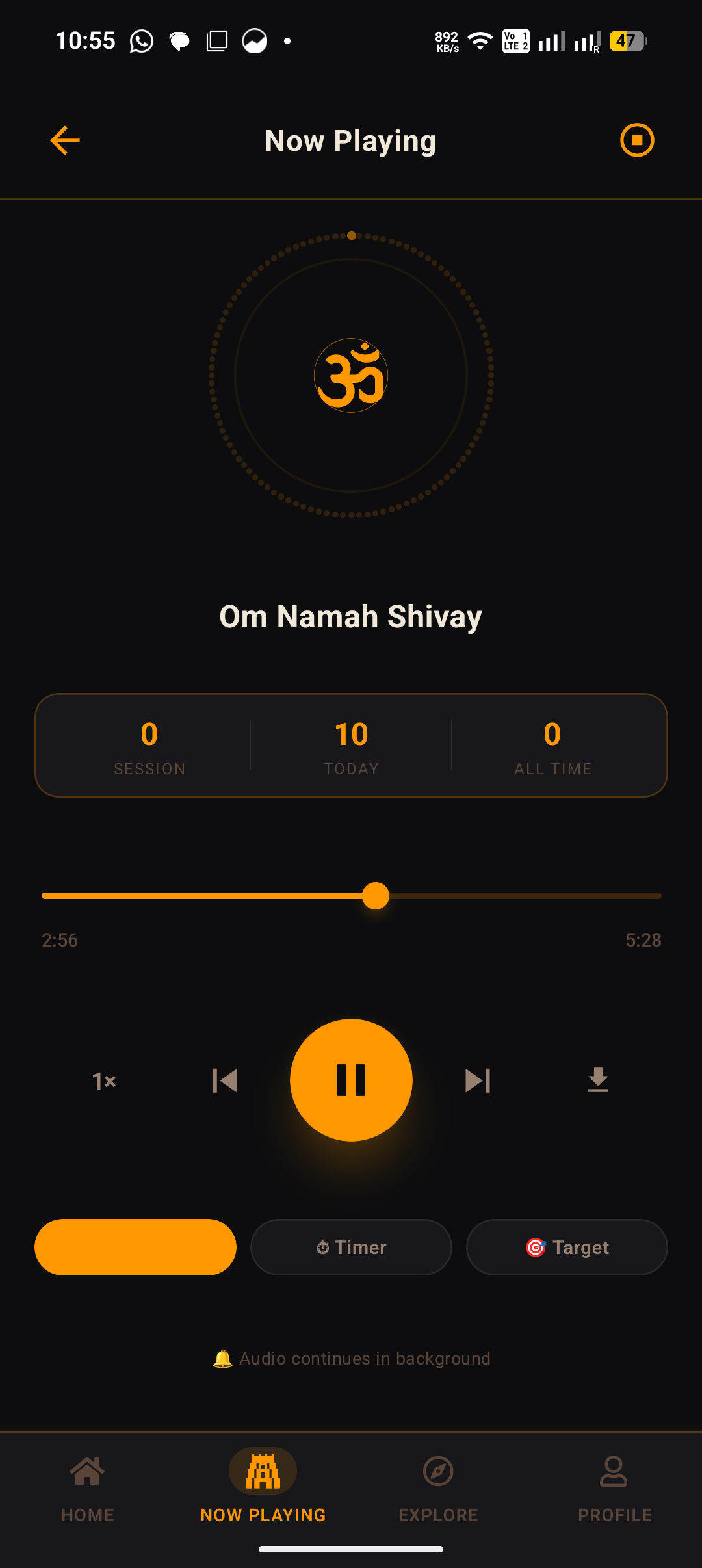 Audio Mode